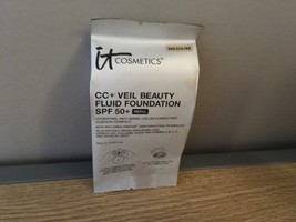 IT CC+ veil Beauty Fluid Foundation SPF 50+ NIP Medium Refill Retail $32.00 - $22.22