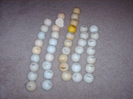 Lot of Vintage Golf Balls Titleist-Maxfli-Top Flite-Slazenger-ProStaff-Spalding - £19.16 GBP