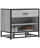 vidaXL Shoe Bench Grey Sonoma Engineered wood Medium Storage - $3,367.06 MXN