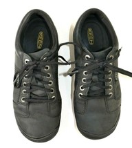 Keen  AUSTIN Black Leather Lace-Up Casual Shoes 1002990 Men&#39;s US 8.5 M E... - £40.75 GBP