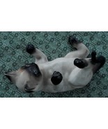 Lefton China Siamese Cat Figurine, VERY GOOD CONDITION, Lifelike, Blue Eyes - $40.60 CAD
