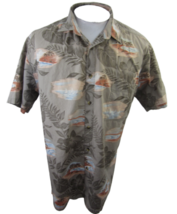 Weekender Men Hawaiian camp shirt XL slim pit to pit 26 aloha luau tropical  - £11.76 GBP