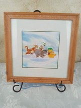 Disney Winnie The Pooh 100 Acre Wood Print Winter - £10.50 GBP