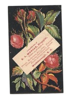 Boschee&#39;s German Syrup Druggist Victorian Trade Card Wolfeborough NH - £10.13 GBP