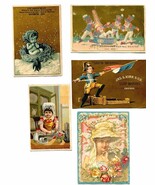 Ivorine Laird Babbits Ozone Soaps  6 Victorian Trade Cards Scraps Napolean - $15.83