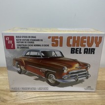 AMT 1951 &#39;51 Chevy Bel Air Retro Deluxe Ed. Build Stock or Drag 1/25 Mod... - £20.12 GBP