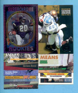 1993 Natrone Means Rookie Card Lot Chargers - €5,14 EUR