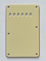 Guitar Parts Guitar Pickguard Backplate For Fender Stratocaster 6 Holes,Yellow - £11.89 GBP