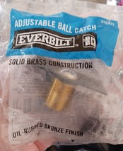 Everbilt Adjustable Ball Catch Oil Rubbed Bronze Finish Solid Brass 879 923 - £10.34 GBP