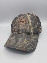 John Deere Logo Camo Brown Embroidered Baseball Cap Hat Large One Size - £7.50 GBP