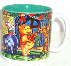 Disney Store Coffee Mug Winnie Pooh Tigger Eeyore Season Song Retired 1997  - $49.95
