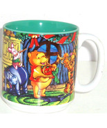 Disney Store Coffee Mug Winnie Pooh Tigger Eeyore Season Song Retired 1997  - $49.95