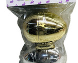 Easter Prize Fillable Plastic Easter Eggs - Gold/Silver 3.98x2.95Inches.... - $9.78