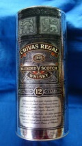 Collectible Chivas Regal Blended Scotch Whisky Round Tin &quot;Whiskey&quot; Age 12 Years&quot; - £15.78 GBP