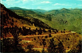 Lariat Trail Lookout Mountain Colorado Golden CO UNP Chrome Postcard C2 - £2.29 GBP