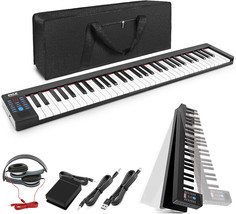 Pyle, Electric Musical Keyboard 61 Keys, Foldable Portable Electronic, Pkbrd6100 - £142.68 GBP