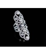 Fairy Wings Ring statement ring mystical wrap cz costume ring goddess ri... - $70.00