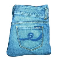 Seven 7 Womens Jeans 28 Blue Bootcut Faded Flaws (Measured 31x33) - $20.34
