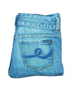 Seven 7 Womens Jeans 28 Blue Bootcut Faded Flaws (Measured 31x33) - $28.21 CAD