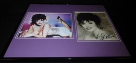 Joan Collins Signed Framed 16x20 Lingerie Heels Photo Set JSA Dynasty - £119.69 GBP