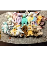 WOW! 18 Ty Beanie Babies Easter Bunny Set, All Different! In Time For Ea... - £90.43 GBP