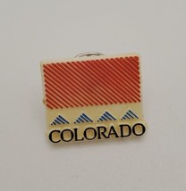 Colorado Mountains Tourist Travel Souvenir Collectible Vintage Plastic Pin - $19.60