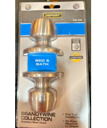 Defiant - Bed &amp; Bath Locking Interior - Stainless Steel - No. 332-208 - NEW - $20.91 CAD