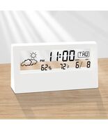 LuxSoramia Digital Alarm Clock Transparent Modern Design White Temp Humi... - €8,57 EUR LuxSoramia Digital Alarm Clock Transparent Modern Design White Temp Humi... - €8,57 EUR