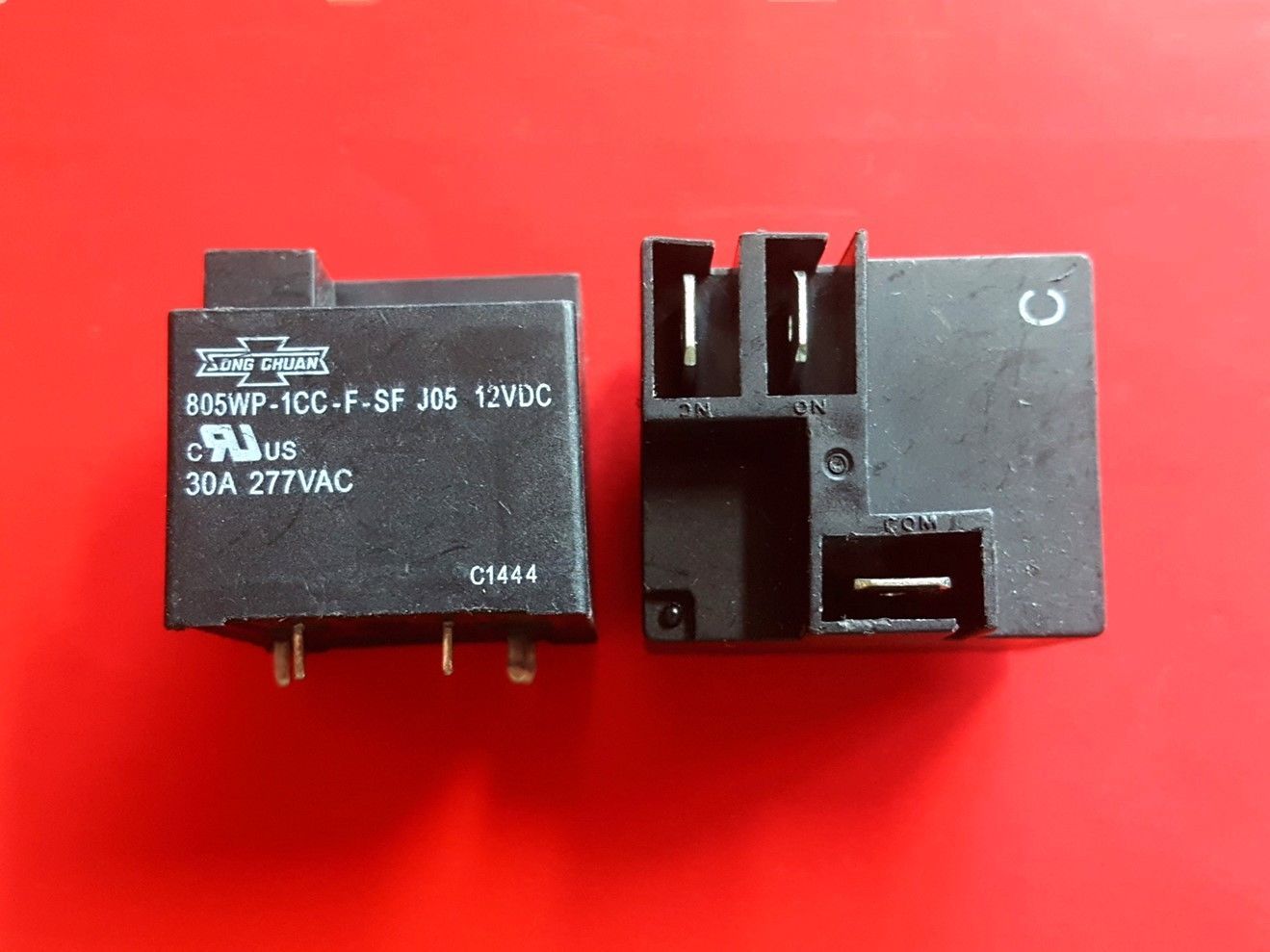 805WP-1CC-F-SF J05, 12VDC Relay, SONG CHUAN Brand New!!