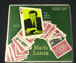 Mario Lanza - The Magic Mario - 45 rpm - 2 record set. Italian American tenor. - £5.42 GBP