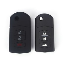 3 Button  Remote Flip Key Cover Fit for 2 Demio 3 5 6 M5 CX7 CX9 RX8 MX5 MPV Key - £29.07 GBP