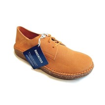 Birkenstock Gary Womens 8 Mens 6 Oxford Suede Leather Shoes Burnt Orange... - $111.82