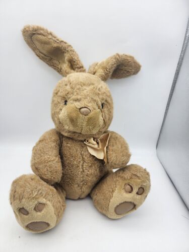 Vintage. Ealmart Bunny With Tan Bow - $10.50