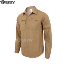 ESDY men&#39;s outdoor detachable long and short sleeve dual-use shirt - $54.99