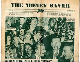  The Money $aver Goodyear Tire &amp; Rubber Company 1934 Radio Stars  - £60.59 GBP