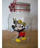 Disney Mickey Mouse Glass Sealed Goodies Canister - €19,11 EUR