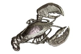 Grillie Lobster-N - Lobster Grille Ornament in Antiqued Nickel Finish - £47.78 GBP