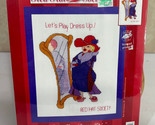 Red Hat Society Counted Cross Stitch Craft Kit Candamar Let&#39;s Play Dress Up - $7.22