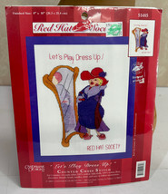 Red Hat Society Counted Cross Stitch Craft Kit Candamar Let&#39;s Play Dress Up - £5.67 GBP