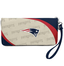 New England Patriots NFL Women&#39;s Curve Zip Organizer Wallet / Purse - $17.59
