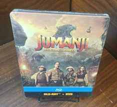 Jumanji Welcome to the Jungle STEELBOOK (Blu-ray)- NEW-Free Box Shipping w/Track - £23.02 GBP