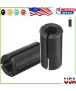 Easy Install 2Pcs Router Collet Reducer from 1/2&quot; to 1/4&quot; - Black Toughness - $22.57 CAD