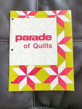 Parade of Quilts (Paperback) Illustrated with Patterns Vintage 40 Pages Softback - £11.17 GBP