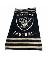 Vtg NFL Oakland Raiders 30" x 60" Beach Towel Northwest Brand Wall Hang ... - $42.75