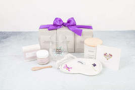 Lizush Luxury Spa Gift Basket And Self Care Gifts For Women With Wine Glass, Can - £47.95 GBP