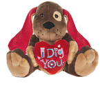 Ganz I Dig You Dog Plush Heart Love Gift NWT - £9.17 GBP