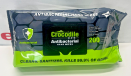 Lot Of 1 Packs 200 Each Antibacterial Crocodile Cloth  Hand Wipes - £14.32 GBP
