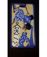 Zeta Phi Beta Sorority Embroidered Diva Lady Luggage Tag - £5.78 GBP