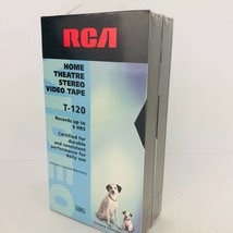 RCA T120 VHS Home Theater 6 Hour Sealed Set of 2 Tapes  - $19.99