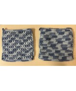 Variegated Cotton Potholders - Cross Stitch - $10.00